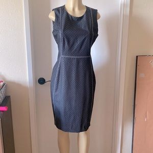 Calvin Klein sleeveless Sheath fitted dress 10 NWOT